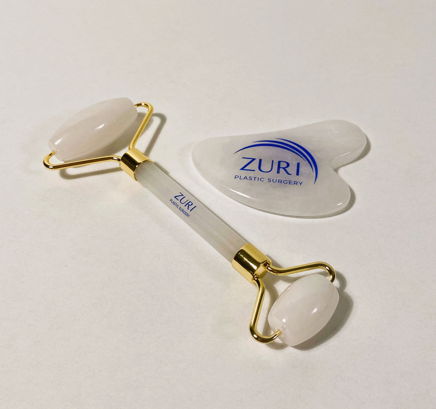 Zuri Jade Roller and Guasha Stone Set